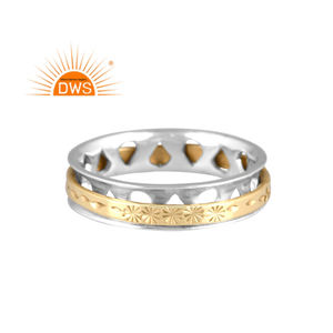 Handmade Design Fine Sterling <b>Silver</b> <b>Spinner</b> Statement <b>Ring</b> <b>Silver</b> Jewelry Manufacturer - Product Image 1