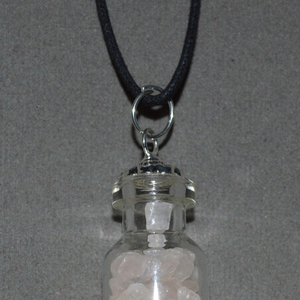 Compra colgantes de botella de Cuarzo Rosa | Colgantes de botella de cuarzo rosa en línea | Colgantes de botella de cuarzo rosa a la venta - Product Image 1