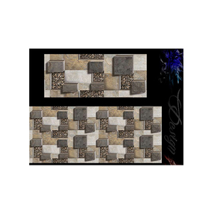 Exterior Porcelain Wall Tiles Digital Rustic Design Non-Slip Antibacterial 250x600mm for Hotel Use - Product Image 1