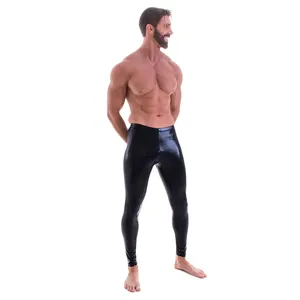 Pantaloni a compressione abbigliamento sportivo all'ingrosso pantaloni sportivi a compressione per fitness a secco leggings da allenamento per uomo