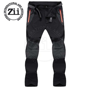 Pantalon cargo décontracté pour homme 100 % coton, grande taille, coupe droite, taille mi-haute, léger, coupe-vent, avec braguette boutonnée - Idéal pour les sports de plein air - Product Image 4