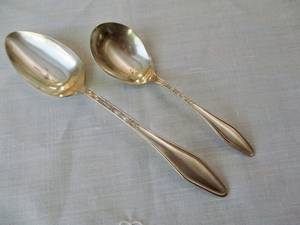 Juego de cucharas de plata de tendencia en acero inoxidable con acabado de espejo perfecto para servir y mezclar en casa - Product Image 5