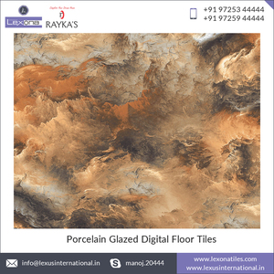Superb Series, baldosas digitales esmaltadas de porcelana brillante moderna de 600X600mm, baldosas vitrificadas de textura sólida para decoración de habitaciones interiores - Product Image 3