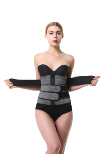 Breathable 3 Strap Steel Bone Animal Print Floral Waist Trainer <b>Belt</b> Corset Neoprene - Product Image 3