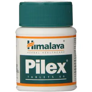 Himalaya-Tableta Pilex (60tab), Tablet herbal para pilas