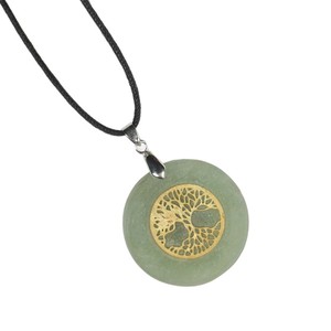 Wholesaler of Green Aventurine Flower Of Life Pendant | Green Aventurine Flower Of Life Pendant at Low Price - Product Image 1