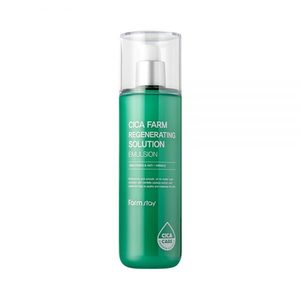 FARMSTAY CICA FARM REGENERATING SOLUTION EMULSION สารสกัดจากใบบัวบก ครีมบำรุงผิวหน้า ช่วยลดเลือนริ้วรอย ผลิตภัณฑ์บำรุงผิวสไตล์เกาหลี ผลิตในประเทศเกาหลี - Product Image 1