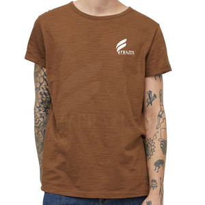 T-shirts d'été décontractés pour hommes, design uni, confortables, respirants, séchage rapide, tissu tricoté - Product Image 1