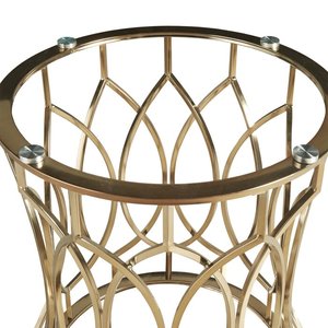 โต๊ะฐานโลหะสำหรับรับประทานอาหารทำจากอินเดียโต๊ะกาแฟกระจกใสสำหรับห้องนั่งเล่นสุดหรูในวิลล่าราคาถูกและไม่แพง - Product Image 4