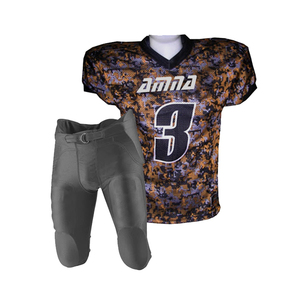 Uniforme de fútbol americano de poliéster hecho para jóvenes, ropa deportiva de buena calidad - Product Image 5