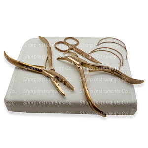 Juego de Herramientas para Extensiones de Cabello de Acero Inoxidable Color Oro Rosa - Product Image 4