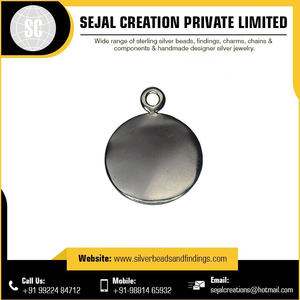 Résultats de bijoux de disque en argent sterling de haute qualité Prix compétitif en gros de l'Inde - Product Image 4