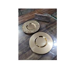 Paten modelo de latón y acero pulido, suministros de iglesia de metal, artesanías de metal de estilo religioso - Product Image 1