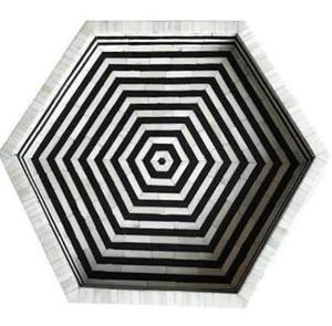 Bandeja decorativa para servir Chocolate con incrustaciones de conchas marinas, bandeja con incrustaciones de hueso de estilo marroquí para restaurante, suministro de Hotel, la última bandeja para servir - Product Image 1