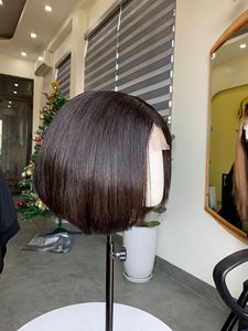 <b>Short</b> <b>Wig</b> 8-10-12 inches Vietnamese Human Hair Wavy Single Weft VNHL <b>Wig</b> Vietnam Factory Bulk Order - Product Image 2