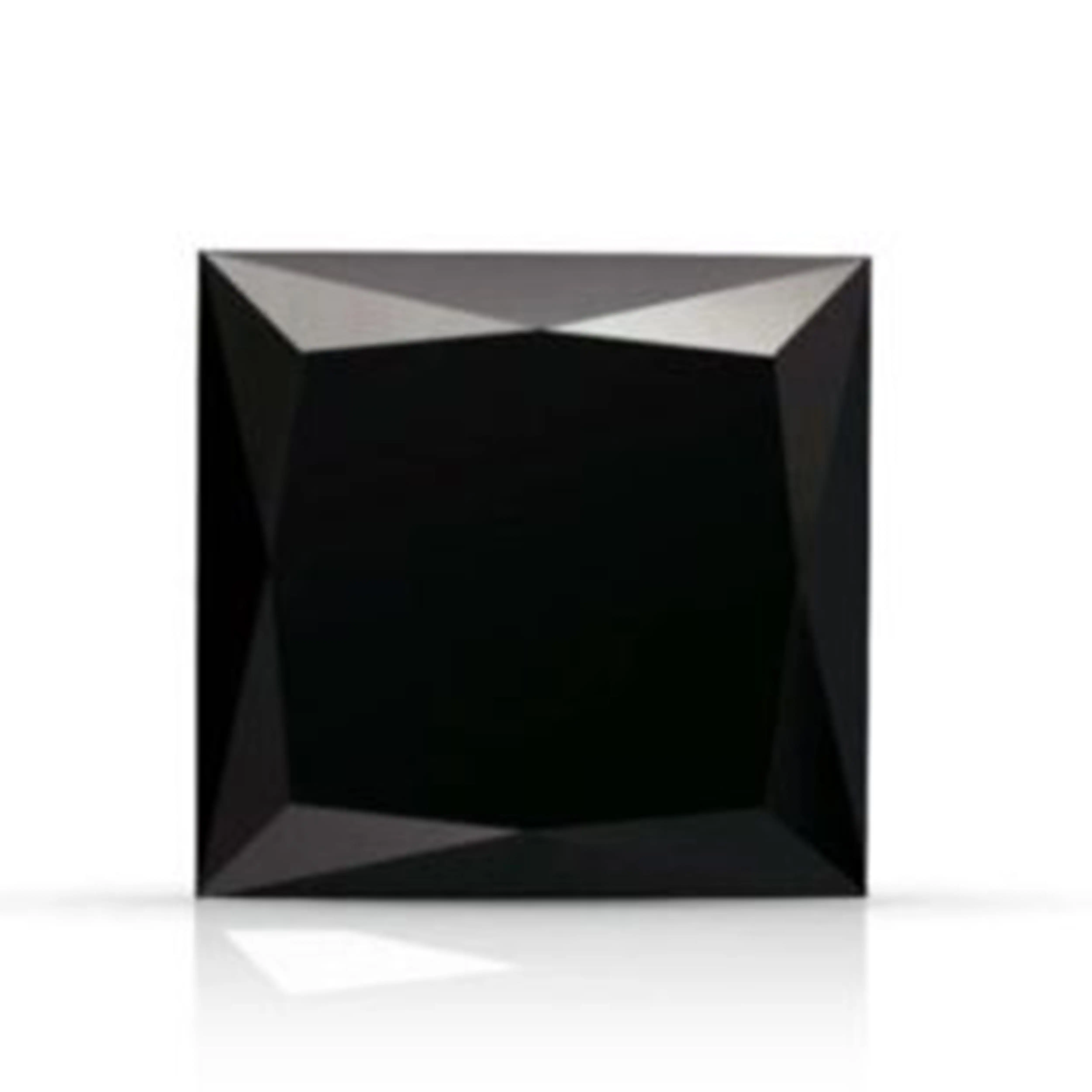 2 MM 8 MM Natural AAA Quality Princess Shaep Black Diamond per anello e orecchino, diamante nero, diamante nero da 1 carato prezzo