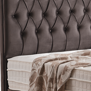 Mercury S-colchón de muelles de bolsillo de espuma viscoelástica, cama en caja de cualquier tamaño - Product Image 4