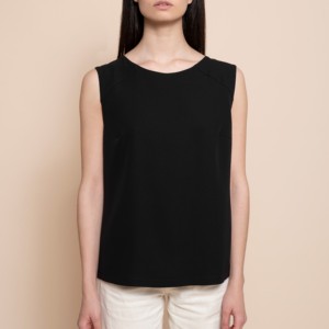 Blusa sin mangas SM Essence Simply para mujer, túnica monocromática para un look moderno, elegante y casual de calidad, en color liso. - Product Image 6