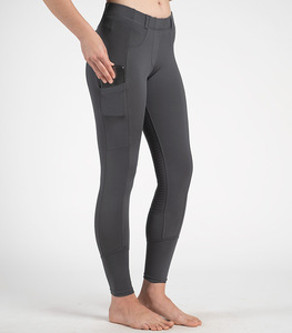 Vente en gros Vêtements de sport taille haute confortables Leggings équestres confortables pour femmes de haute qualité Taille Spandex en nylon - Product Image 4