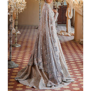 Venta al por mayor de vestidos casuales de moda de las mujeres personalizadas hasta el suelo de estilo paquistaní a un precio razonable - Product Image 4