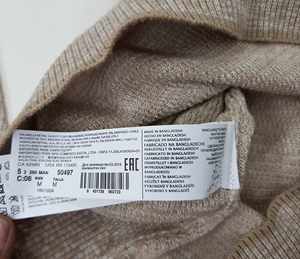 เสื้อสเวตเตอร์แขนยาวคอกลมทรงเข้ารูปสำหรับผู้ชาย แบรนด์ Overrun Apparel สไตล์ลำลอง ผลิตจากผ้าฝ้าย สินค้าสต็อกจากบังกลาเทศ - Product Image 6