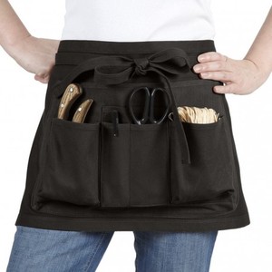 Delantal de cocina ecológico con logotipo personalizado, Material impermeable de algodón y poliéster para uso hotelero, pintura de artista infantil - Product Image 5