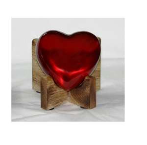 Urna de recuerdo de corazón para cenizas - Product Image 1
