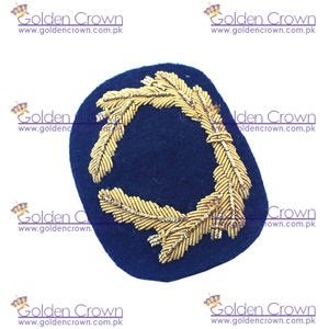 Vente en gros Casquette brodée Bullion Badge 3D Design Metal Material Cap Sew-On Wire Logo Fournisseur - Product Image 2