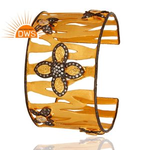 Brazalete de piedras preciosas de circón natural de último diseño fabricante de joyería de moda colección delicada - Product Image 2