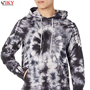 Tye dye-Sudadera con capucha de lana para hombre, ropa para parte superior masculina, de gran tamaño, con estampado 3D de sublimación - Product Image 2
