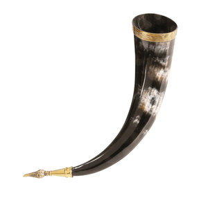 Corne de Viking polie haute qualité de Table fabriquée à la main Style Animal corne de vin belle tendance Portable décoratif haut à boire - Product Image 4