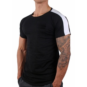 Fabricant de vêtements personnalisé hommes Gym musculation Fitness t-shirt hommes surdimensionné Muscle Fit basique respirant t-shirts pour hommes - Product Image 5