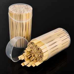 Cubiertos de madera desechables <span class=keywords><strong>Tenedor</strong></span> Durable Mini <span class=keywords><strong>Tenedor</strong></span> de fruta de madera para comedor de fiesta - Product Image 4
