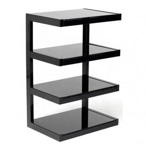 Counter Four Glass Shelf Hi-fi Audio Vinyl <strong>Rack</strong> for Vinyl <strong>Records</strong>, Turntable, Amplifier, Electronic Device - Product Image 3