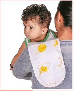Conjunto de ropa de eructo de algodón orgánico para bebés, 100% unidades - Product Image 3