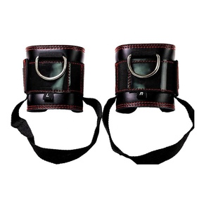 Correa de tobillo de cuero para gimnasio, correa de tobillo de calidad profesional para gimnasio, 100% O - Product Image 2