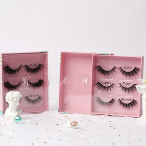 SY Shuying Pestañas Cortas y Ligeras Baratas, Banda Invisible, Hechas a Mano, de Piel, Reutilizables, Libres de Crueldad, 3D, Proveedor Mayorista, Empaque de Pestañas de 25 mm - Product Image 5