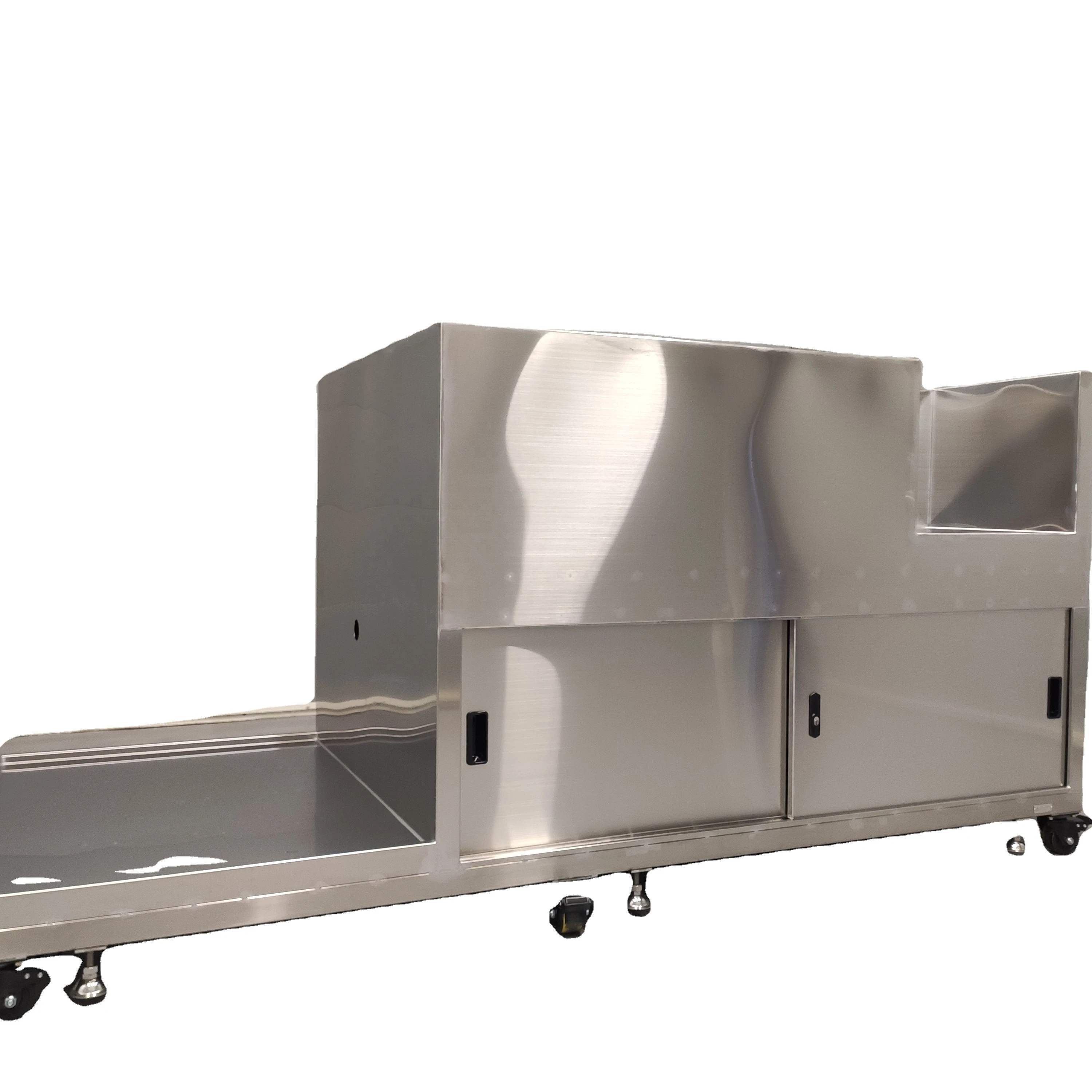 Шкаф для хранения столовой посуды из нержавеющей стали