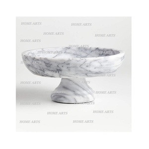 Ensaladera de forma redonda de diseño admirable con la mejor calidad, cuenco de postre de mármol de tamaño personalizado para gran oferta - Product Image 4