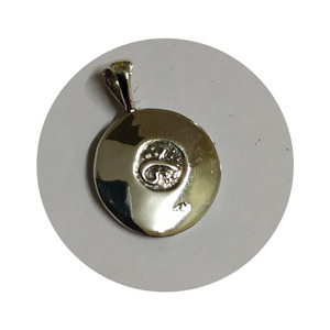 925 เงินสเตอร์ลิงค้นหาขอบชนเผ่าจี้คอ Charm 18K จี้ทองเครื่องประดับ DIY ทําอินเทรนด์น้ําแข็งของขวัญที่สมบูรณ์แบบ - Product Image 1