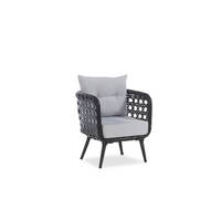 Ensemble de meubles d'extérieur modernes en rotin tressé avec structure en aluminium, résistant à l'eau, pour appartement, salle de sport et cuisine, plusieurs couleurs disponibles