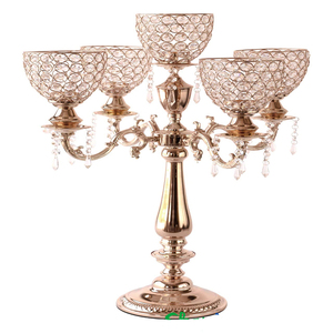 Modern Luxury <b>Crystal</b> <b>Candle</b> Holders Latest Designer Wedding Decor for Home & Christmas New Wedding Decoration with <b>Candle</b> Jars - Product Image 4