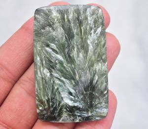 Seraphinite อัญมณีแบบหลวมจากรัสเซีย,อัญมณีทรงหลวมสำหรับเครื่องประดับในราคาโรงงาน - Product Image 3