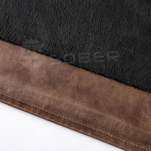 Chaquetas de Cuero Genuino para Hombre con Logotipo Personalizado al por Mayor, Chaquetas de Invierno Impermeables y Transpirables de Tela de Lona Ecológica con Servicio OEM - Product Image 6
