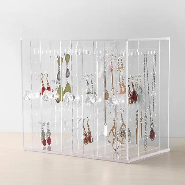 <span class=keywords><strong>Acryl</strong></span> schmuck organisatoren für <span class=keywords><strong>halskette</strong></span>/ohrringe Lucite schmuck display stand