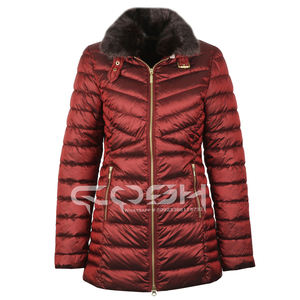 Chaquetas hinchadas de Invierno para mujer, forro polar acolchado transpirable con cuello levantado tejido de Pakistán - Product Image 6