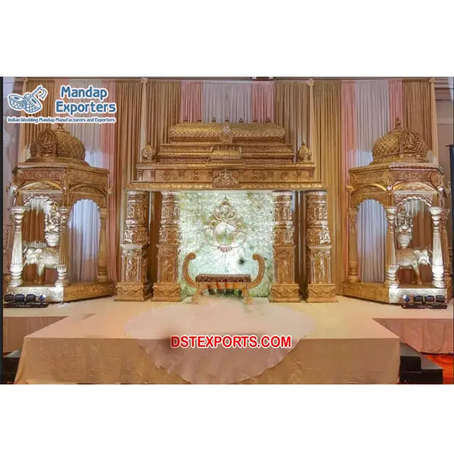 Décor de scène de réception de mariage musulman, grandes étages, célébration de mariage Tamil, gamarai