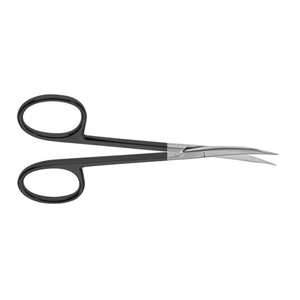 Tijeras de cirugía, tijeras de corte dentado de 4,5 pulgadas (11,5 cm) rectas o curvadas - Product Image 3