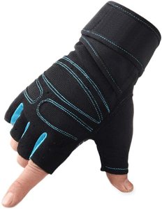 Gants d'entraînement sur mesure avec double paume couche rembourrée soutien-poignet haltérophilie Gym utilisation Super septembre offre en gros - Product Image 2