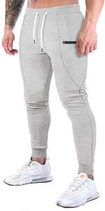 กางเกงวอร์มผู้ชายแบบสั่งทำมีซิปกระเป๋าข้าง - Product Image 4